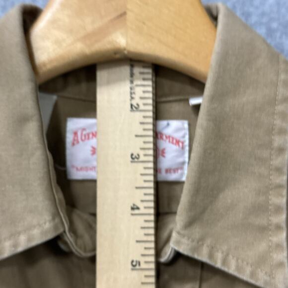 Filson Genuine Garment Tan Canvas Workwear Shirt Jacket Shacket Men’s Small - Picture 6 of 14
